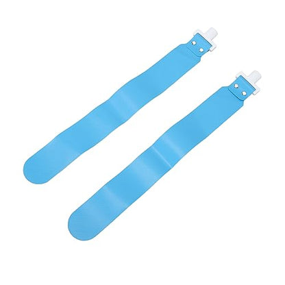 Adjustable Flag Football Set, 5 PCS PP Flag Football Belts with 2 Flags Each, Durable Youth and Adult Training Equipment for, Beach Games, Birthday Parties (Blue)