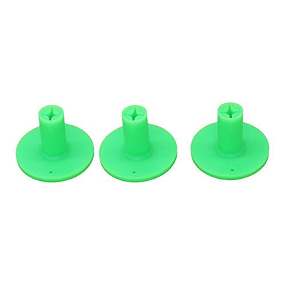 Golf Rubber Tee Holder Set for Golf Driving Range Tee Practice Tool Pack of 3 - color: Green