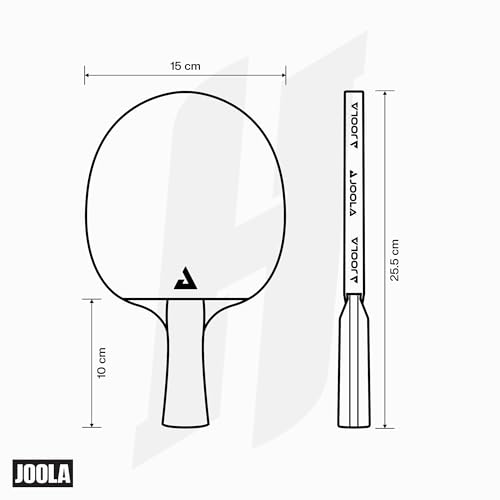 JOOLA Infinity Carbon Professional Ping Pong Paddles - Ergonomic Comfort Grip - ITTF Approved Rubbers - Professional Ping Pong Paddle for Advanced Control & Speed - Table Tennis Racket - color: Hugo Calderano Exclusive
