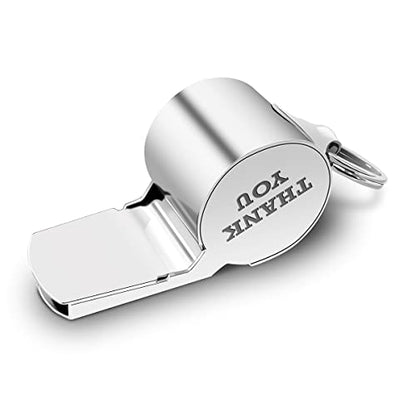 fkovcdy Initial Coach Gifts, Whistle for Coaches, Whistle Emergency, Thank You Coach Gifts, Personalized Monogram Coaches Whistle - color: thank you