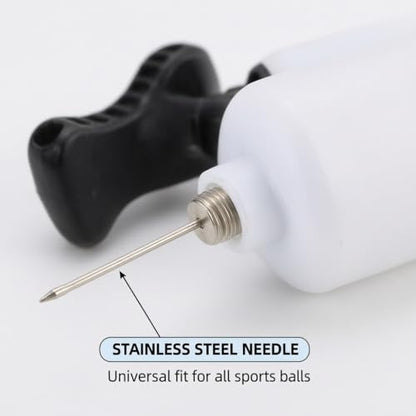 Portable Handheld Ball Pump, 2 Pack Manual Inflator for Basketball, Football, Soccer, Beach Balls & Inflatables, Party Balloons & Inflatables， Outdoor & Holiday Balloon Decorations