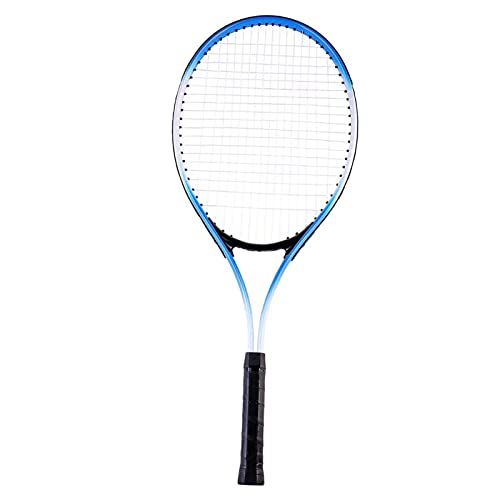 27-inch Beginner Tennis Racque for Adult - Light Adult Singl Racquet Set for Women Men with Carry Bag - color: Blue