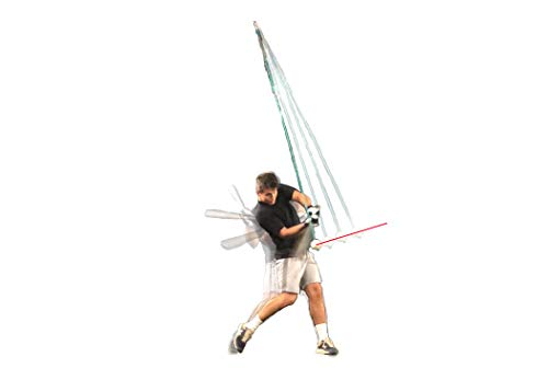 The Original Hitting Rope Baseball Adjustable Batting Training System - Combines Tee and Front Toss Into One Easy Drill - Develop Better Hitting Skills