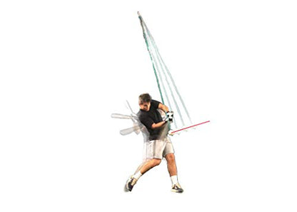 The Original Hitting Rope Baseball Adjustable Batting Training System - Combines Tee and Front Toss Into One Easy Drill - Develop Better Hitting Skills