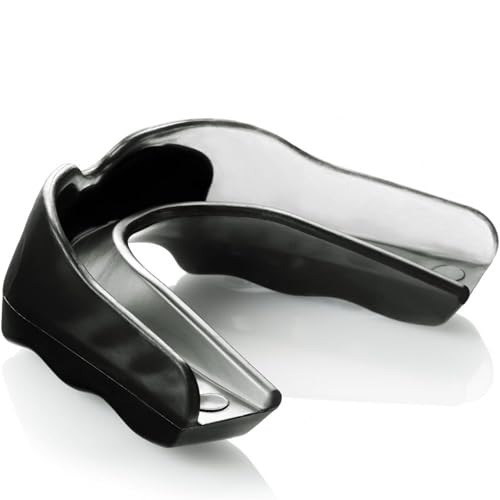 Shock Doctor Mouth Guard, Custom Fit Football Mouth Guard, Moldable Mouth Guard Boxing, Lacrosse, Hockey, MMA, Football & More, Mouthpiece, Mouthguard Sports, Adult & Youth - size: Youth - STRAPLESS