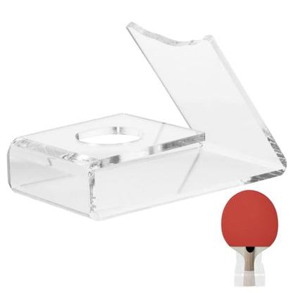 INOOMP Ping Pong Paddle Holder Ping Pong Paddle Storage Rack Wall Table Tennis Racket Display Organizer for Game Room Home