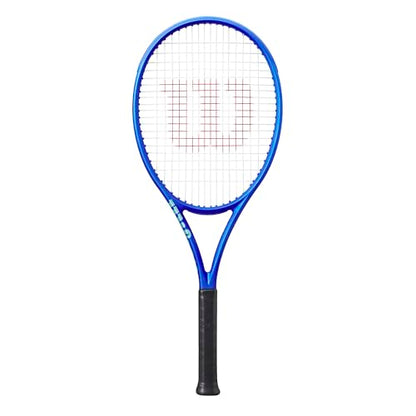 Wilson Ultra 100UL V5 Adult Performance Tennis Rackets - Strung with Sensation 16 Natural at Mid Range Tension - size: Grip Size 3: 4 3/8"