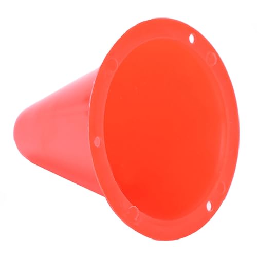 10pcs Football Cones Soccer Training Discs Football Marker Poles Flat Square Bottom Stackable for Soccer Training