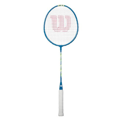 Wilson Badminton Racket, Aluminum Frame, Strung for Beginners, Play, Recreation - color: Champ 90