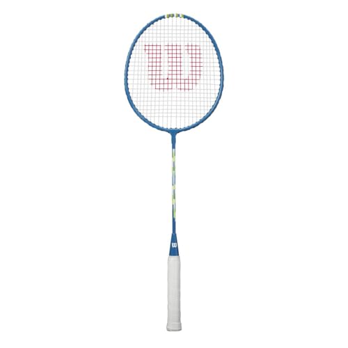 Wilson Badminton Racket, Aluminum Frame, Strung for Beginners, Play, Recreation - color: Champ 90