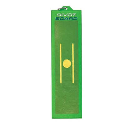 Divot Board Golf Training Aid – Instant Feedback for Swing Path, Low Point & Impact | Improve Ball Striking Indoors or Outdoors | Golf Swing Trainer for Home Practice & Consistent Contact