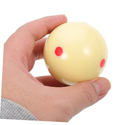 balacoo Replacement Billiard Cue Ball with Dots Pattern Phenolic Resin Training Ball for Pool Table Scratch Resistant Regulation Practice Accessory for Skill Improvement and Game Rooms