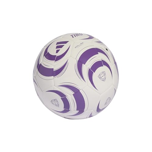 adidas Tiro Soccer Ball - color: White/Active Purple, size: FUTS