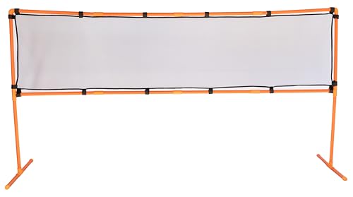 Play Sports Net for Kids - 82" x 44" - Portable Pickleball Badminton Tennis Volleyball Net for Indoor Outdoor - Multi-Game Play Equipment for Backyard Driveway – Orange
