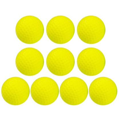 10 Pack Golf Practice Ball Elastic Foams Soft Golfs Training Ball Exercise Ball for Golf Swing Training Aids in/Outdoor Golf Practice Ball Indoor Outdoor Backyard