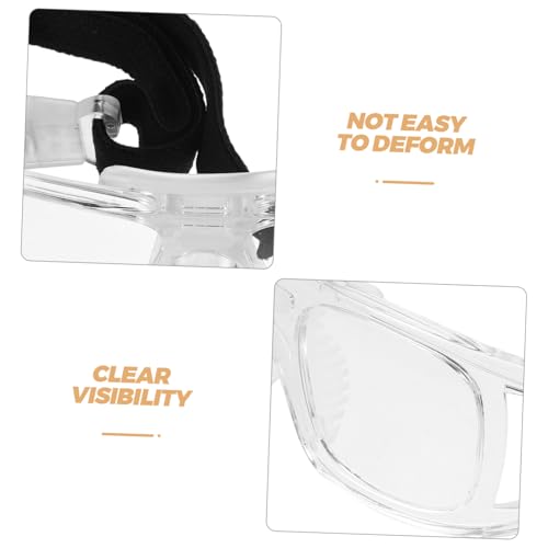 Sports Protective Goggles Basketball Football Eyewear with Elastic Strap Anti-fog Shock-resistant Sports Glasses for Men Women Team Training