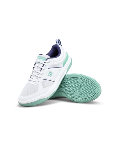 Wilson Pickle Pro - color: White/Bay/Skipper Blue, size: 7.5