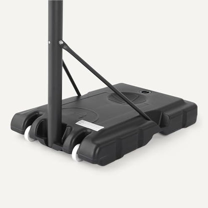 Amazon Basics Portable Basketball Hoop Outdoor Goal System, 4.75-10ft Adjustable