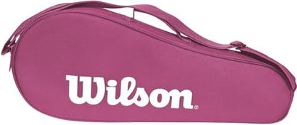 Wilson Ultra Power Jr Tennis Racquet (Pink) Bundled with a Wilson Advantage 2.5 Tennis Bag – Optional Accessories