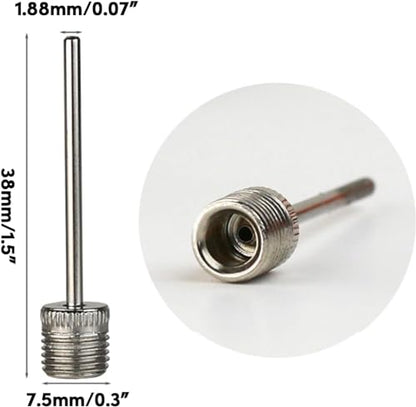 6Pcs Stainless Steel Balls Pumps Inflation Needle Air Inflate Pumps Needle for Basketball Soccer Balls Volleyball Balls Pumps Inflation Needle Basketball Football Air Pumps Accessories