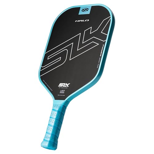 Selkirk Sport SLK Halo Raw Carbon Fiber Pickleball Paddle | Power, Pro and Control Pickleball Paddles | T700, 18K Ultraweave, Aramid Fiber LinkWeave | Designed & Controlled in USA - color: Power | Blue | 2025, size: Max (All - Around Paddle)