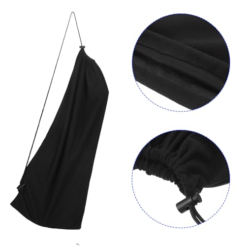 M METERXITY Tennis Racket Cover Bag - Velvet Pouch Tennis Racquet Bag, Single Shoulder, Apply to Tennis Sports (82 x 34 Cm, Black)