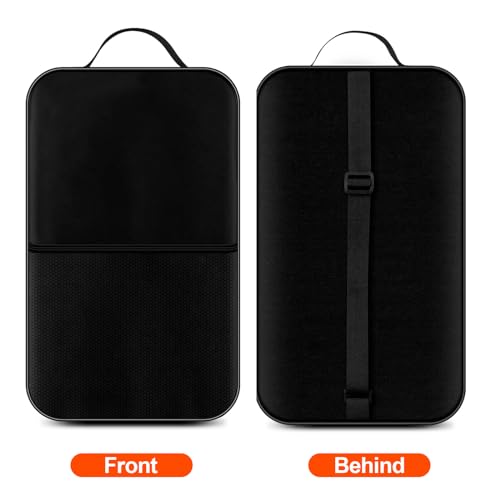 Pickleball Paddle Cover with Pocket, With Extra Storage Space Pocket for Accessories, Fits Store 2 Paddle &4balls, Zipper Closure - Waterproof Material