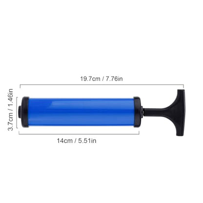 9pcs Ball Pump Kits, Blue Air Pump for Balls with Windpipe Inflation Needle Air Nozzle Basketball Soccer Ball Football Air Pump for Inflatables