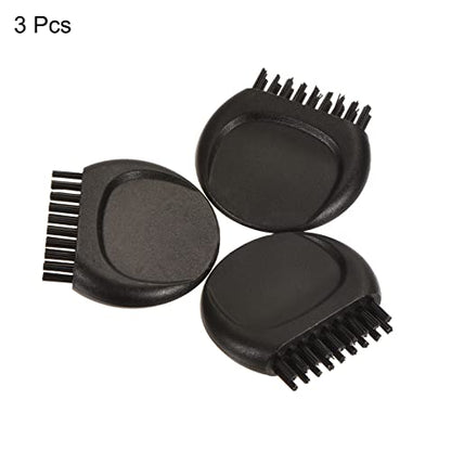 MECCANIXITY Mini Golf Club Brush Pocket Dust Groove Cleaner - color: Black