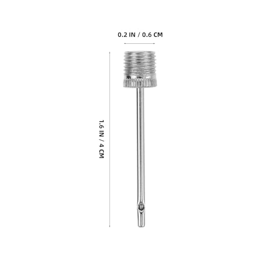 KESYOO 32pcs Ball Pump Needles Set with Metal and Plastic Football Valve Needles for Basketball Soccer Air Inflator Accessories, Sports Replacement Inflation Pins for Training and Game