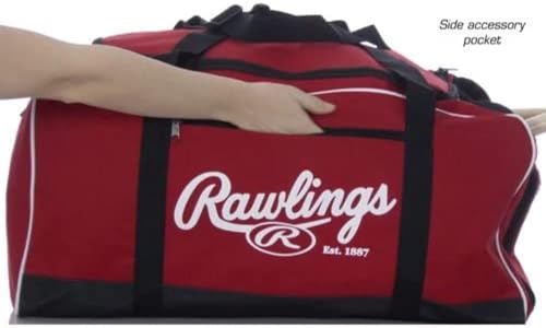 Rawlings | COVERT Duffle Equipment Bag | Baseball/Softball | Multiple Styles - color: Black