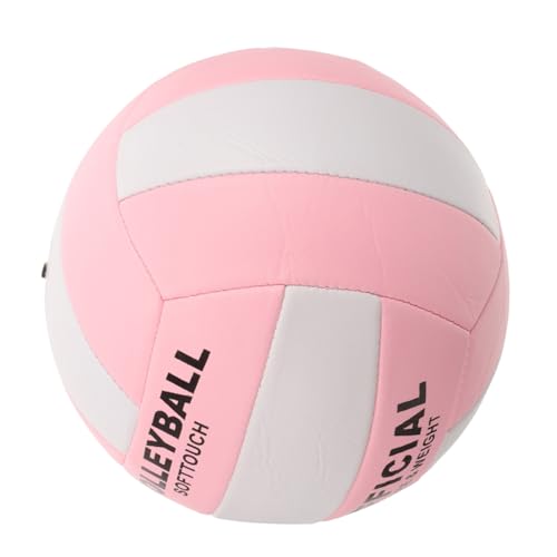 Healifty Soft Indoor Volleyball Training Ball, Soft Practice Ball for Adults, Standard Size 5 Non-Inflatable Explosion-Proof Volleyball for Indoor Game and Exercise