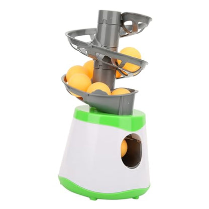 Table Tennis Robot, Portable Automatic Pingpong Ball Launchers, Table Tennis Trainer with 10 Balls for Beginners, Kids, Home Training and Entertainment