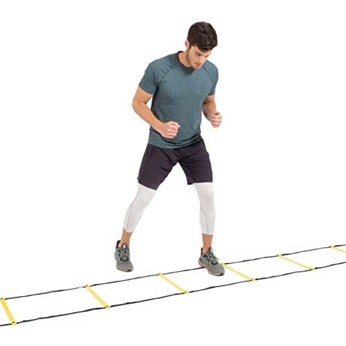 ProsourceFit Speed Agility Ladder 8, 12 and 20 Rung for Speed Training and Sports Agility Workouts with Free Carrying Bag - size: 12 rung