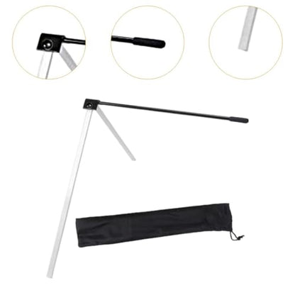 kowaku Football Kicking Tee Field Goal Football Holder Adjustable Metal Folding Flexible Field Goal Kickers Stand for Women Men Kids