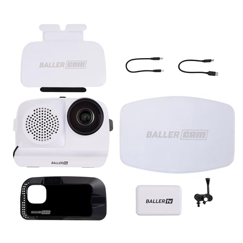 AI Auto-Tracking Sports Filming System, 180° Full-Field Lens & Live Streaming for Basketball, Soccer & Volleyball, Compatible with iPhone 14 Pro Max - size: iPhone 14 Pro Max