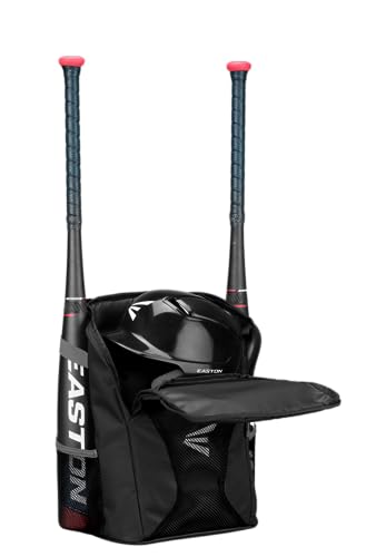 Easton | FUTURE LEGEND Backpack Equipment Bag | Baseball/Softball | T-Ball/Rec/Travel | Multiple Styles - color: Black