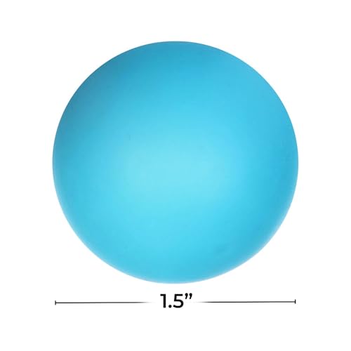 Vibrant Neon Pong Balls - 1.5" (Pack of 6) - Premium Quality & Durable Material | Ideal for Party Games & Sports - size: 1 1/2"