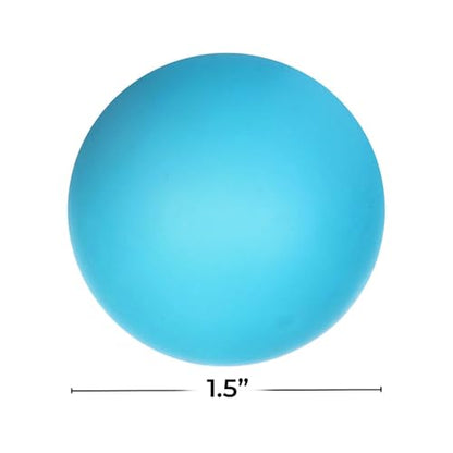Vibrant Neon Pong Balls - 1.5" (Pack of 6) - Premium Quality & Durable Material | Ideal for Party Games & Sports - size: 1 1/2"