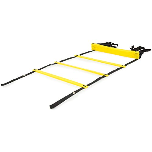 ProsourceFit Speed Agility Ladder 8, 12 and 20 Rung for Speed Training and Sports Agility Workouts with Free Carrying Bag - size: 12 rung