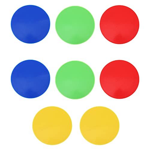 HANABASS 8pcs Non- Soccer Training Markers Markers for Agility Drills Indoor and Outdoor Use for Football Basketball and Sports Training Activities