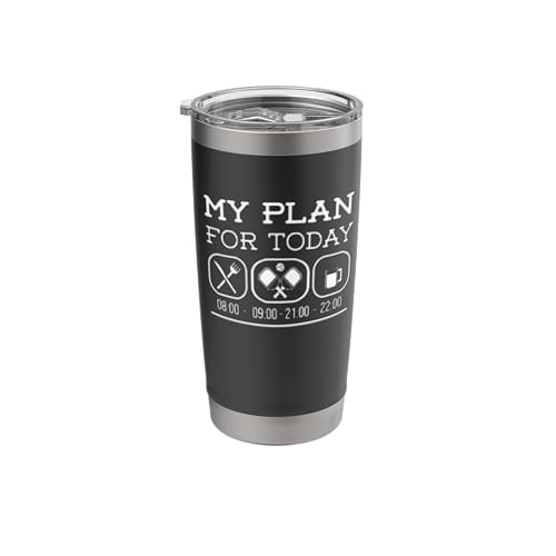 Funny Pickleball Dinking Plan, Pickleball Paddle, Pickleball Stainless Steel Insulated Tumbler