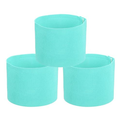 PATIKIL Soccer Captain Armband, Captain Arm Bands for Soccer Elastic Captain Arm Band Sports Captain Armbands - color: Light Blue