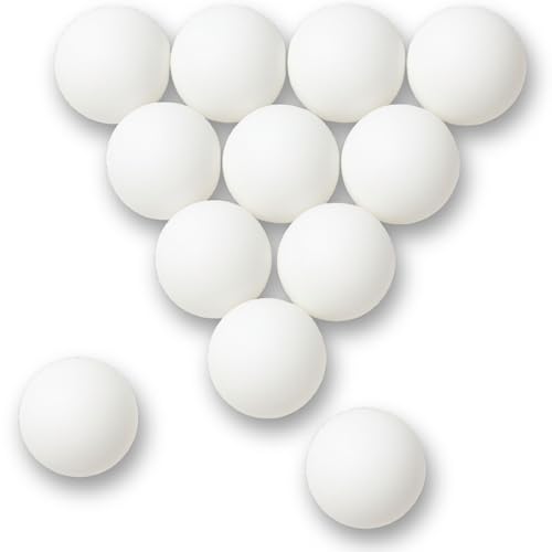 Liberty Imports Pack of 12 Beer Ping Pong Balls - White Table Tennis Balls - Lightweight Durable Seamless Bulk for Party Carnival Games. Entertainment, Decorations, Crafts Activities
