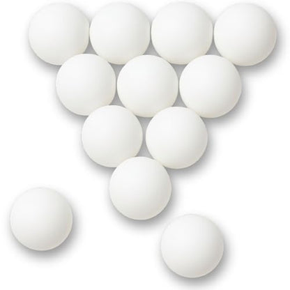 Liberty Imports Pack of 12 Beer Ping Pong Balls - White Table Tennis Balls - Lightweight Durable Seamless Bulk for Party Carnival Games. Entertainment, Decorations, Crafts Activities