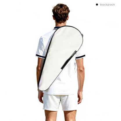 2 Rackets Tennis Racket Cover Padded Tennis Racket Bag with Handle and Adjustable Shoulder Strap