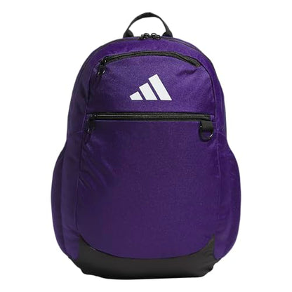 adidas Striker 3 Team Sports Backpack – Daypack for Sports Gym Travel, 36L - color: Collegiate Purple