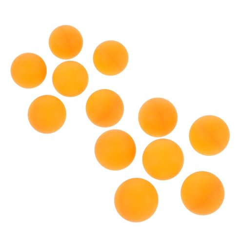 Milisten Colored Table Tennis Balls Matte Finish Training Balls for Sports Party Games and Decorations Durable PP - color: Orange