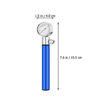Sports Pump with Pressure Gauge Hand Air Pump for Basketball Soccer Volleyball Rugby and Tires Ergonomic and Portable Design