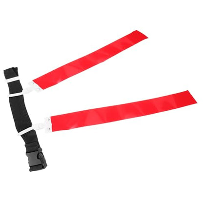 Pvc Adjustable Rugby Belt Rugby Waist Flags Blue Football Game Rugby Flag Ribbon